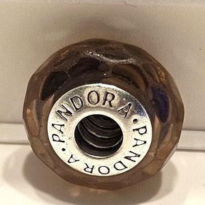 Pandora Amber Glass Charm